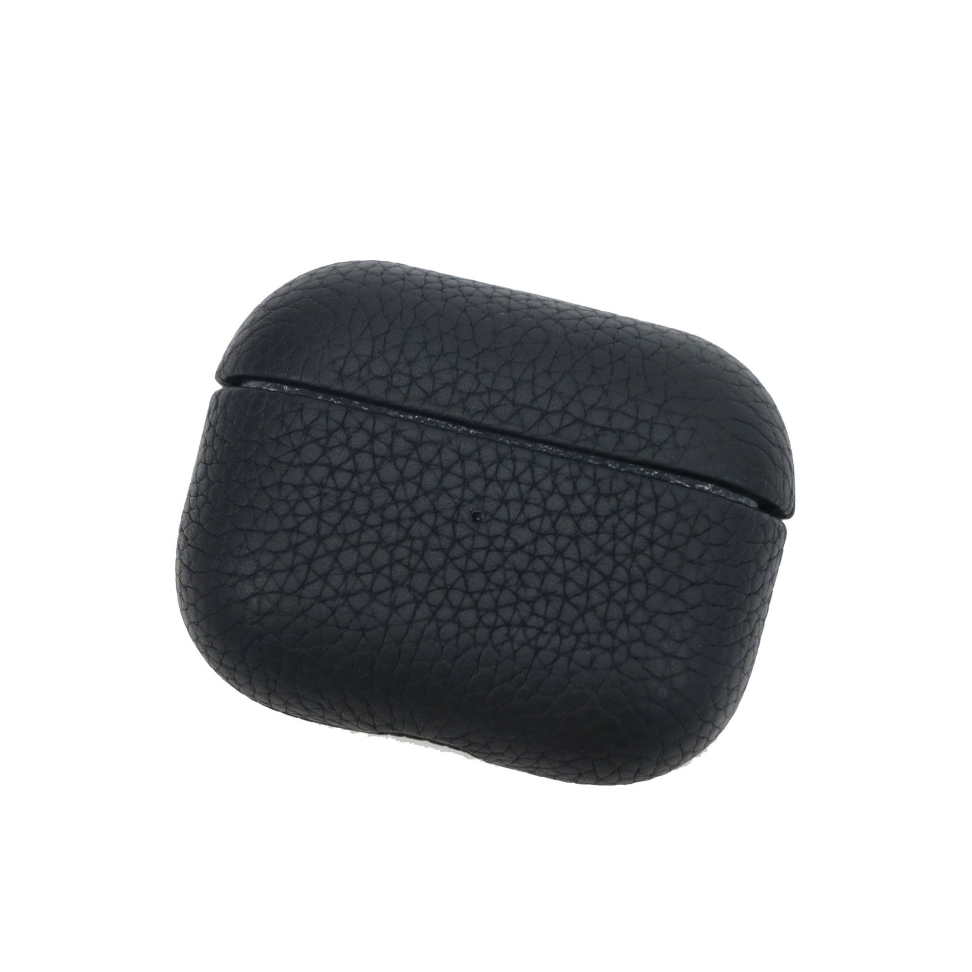 Portable Leather Litchi Pattern Earbuds Case