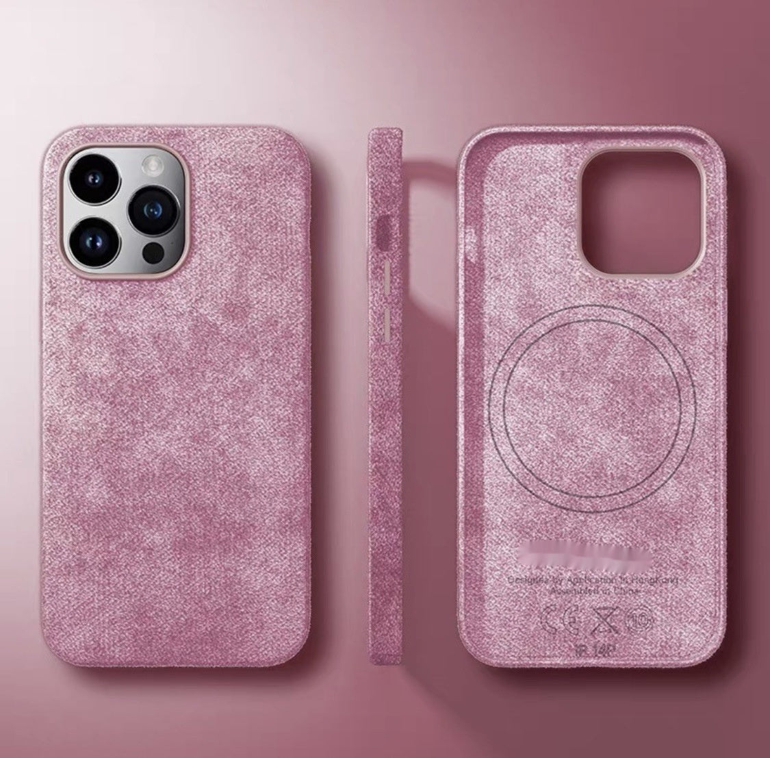 Suede iPhone Case