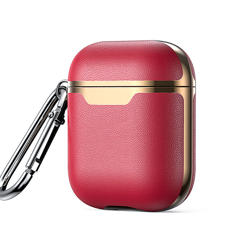 Wireless Imitation Leather Earbuds Case