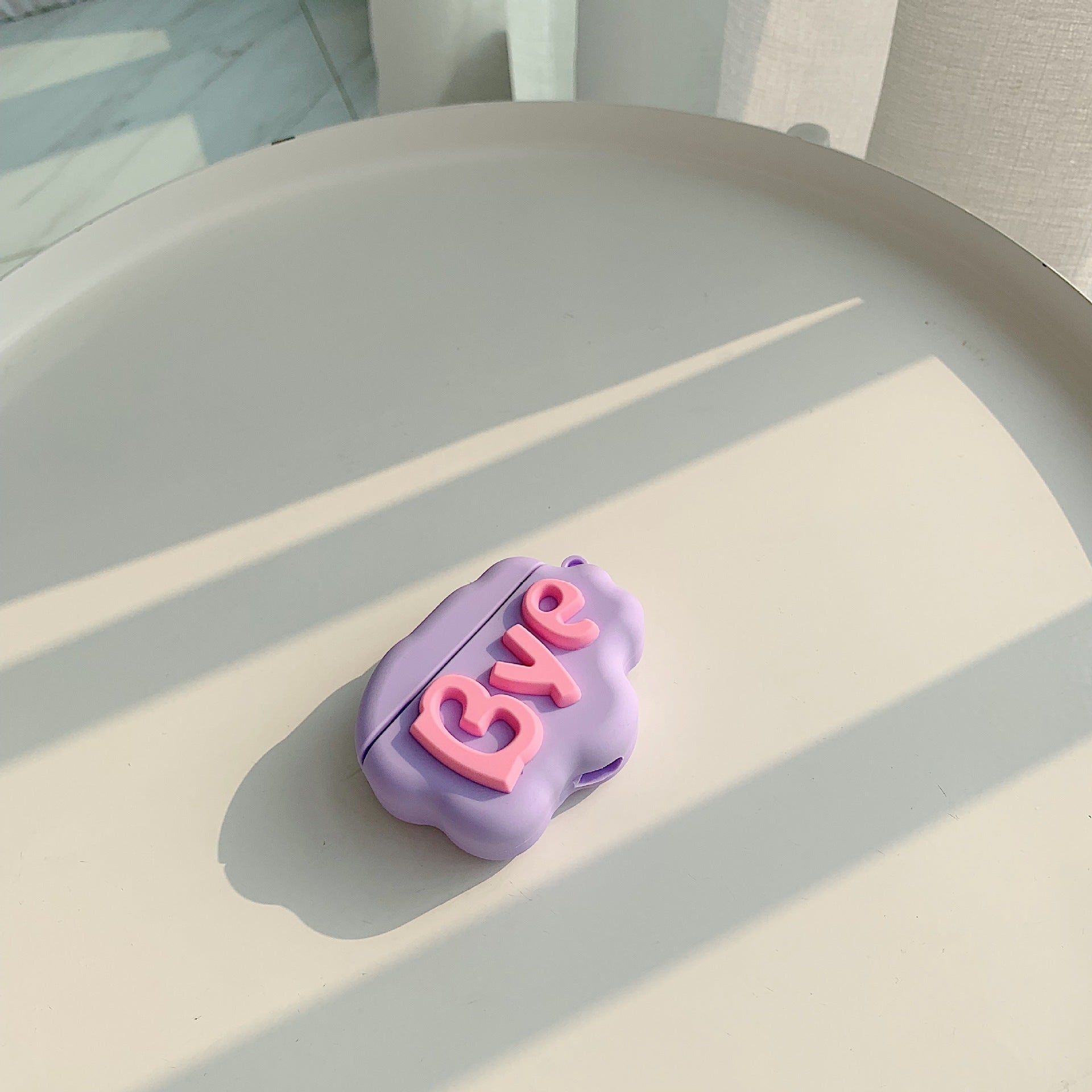 3D Cloud Letter Cartoon Soft Silicone Case