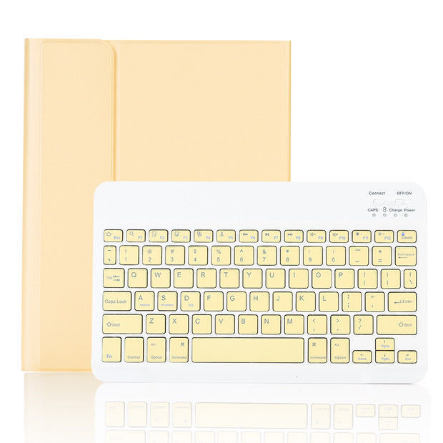 Bluetooth Keyboard Leather Case Pen Slot