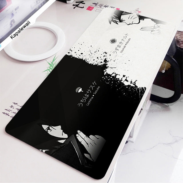 Large Retro Black And White Mousepad