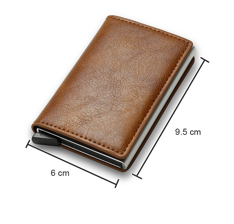 Leather Credit Card Holder Wallet
