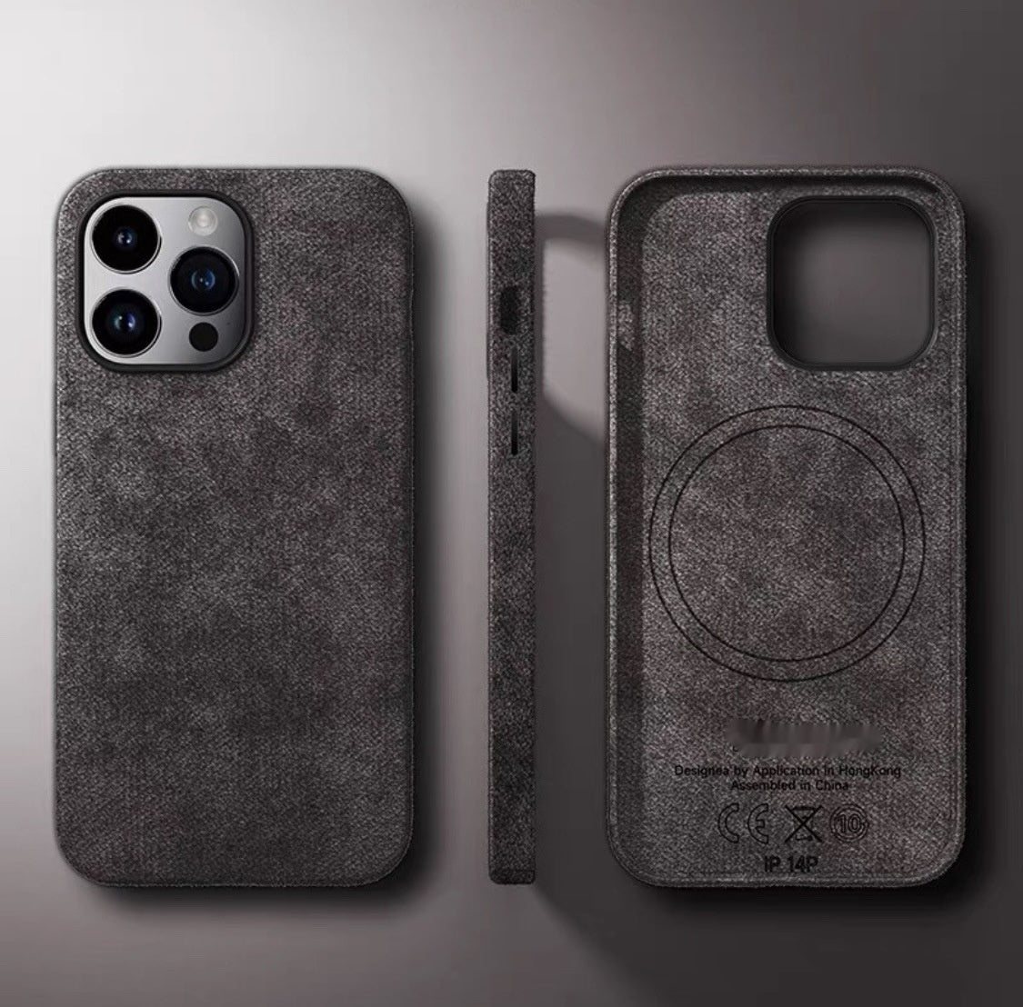 Suede iPhone Case