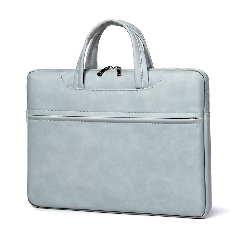 PU Leather One-Hand Carry Laptop Case