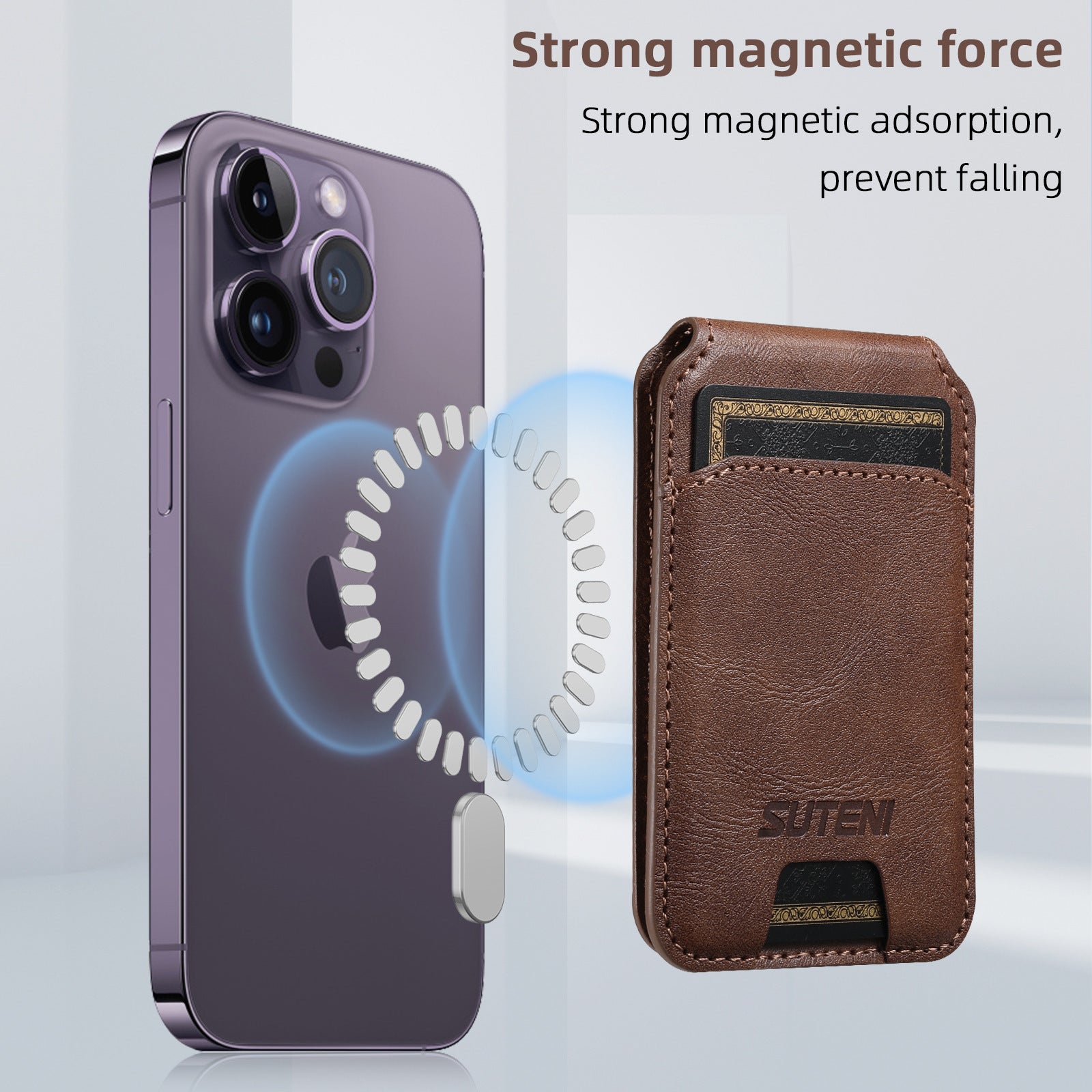 Universal Magnetic Ring Phone Card Holder