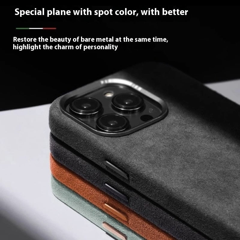 Suede iPhone Case