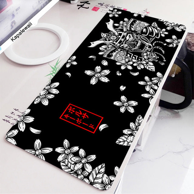 Large Retro Black And White Mousepad