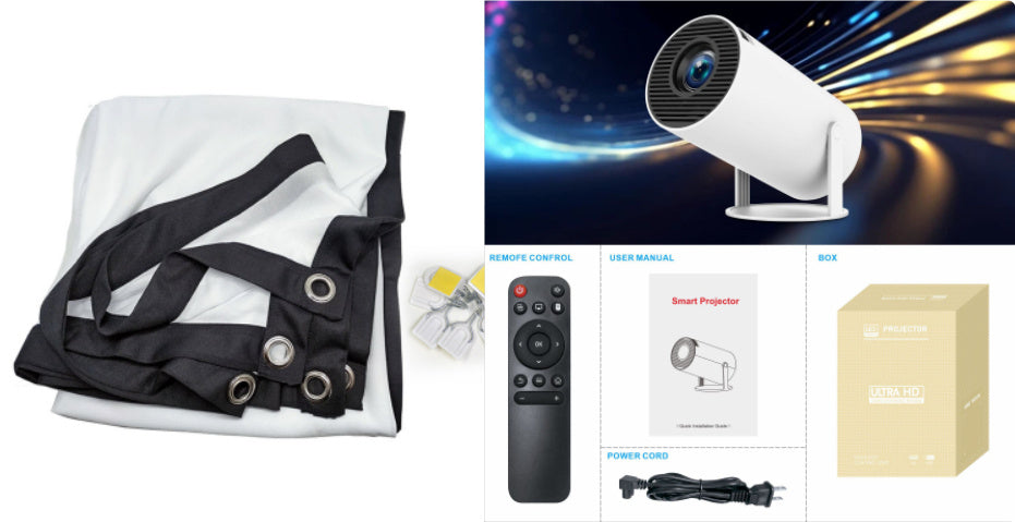 Portable HY300 Home Pro Projector