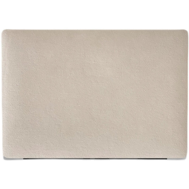 White Cream Suede Laptop Sleeve Case