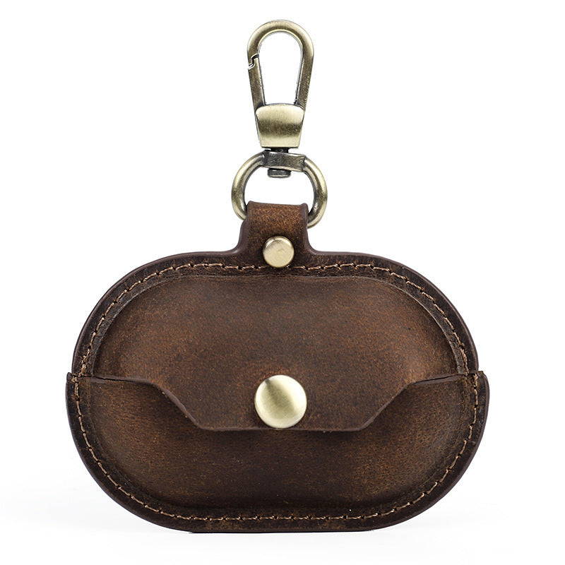 Crazy Horse Leather Protective Headset Sleeves