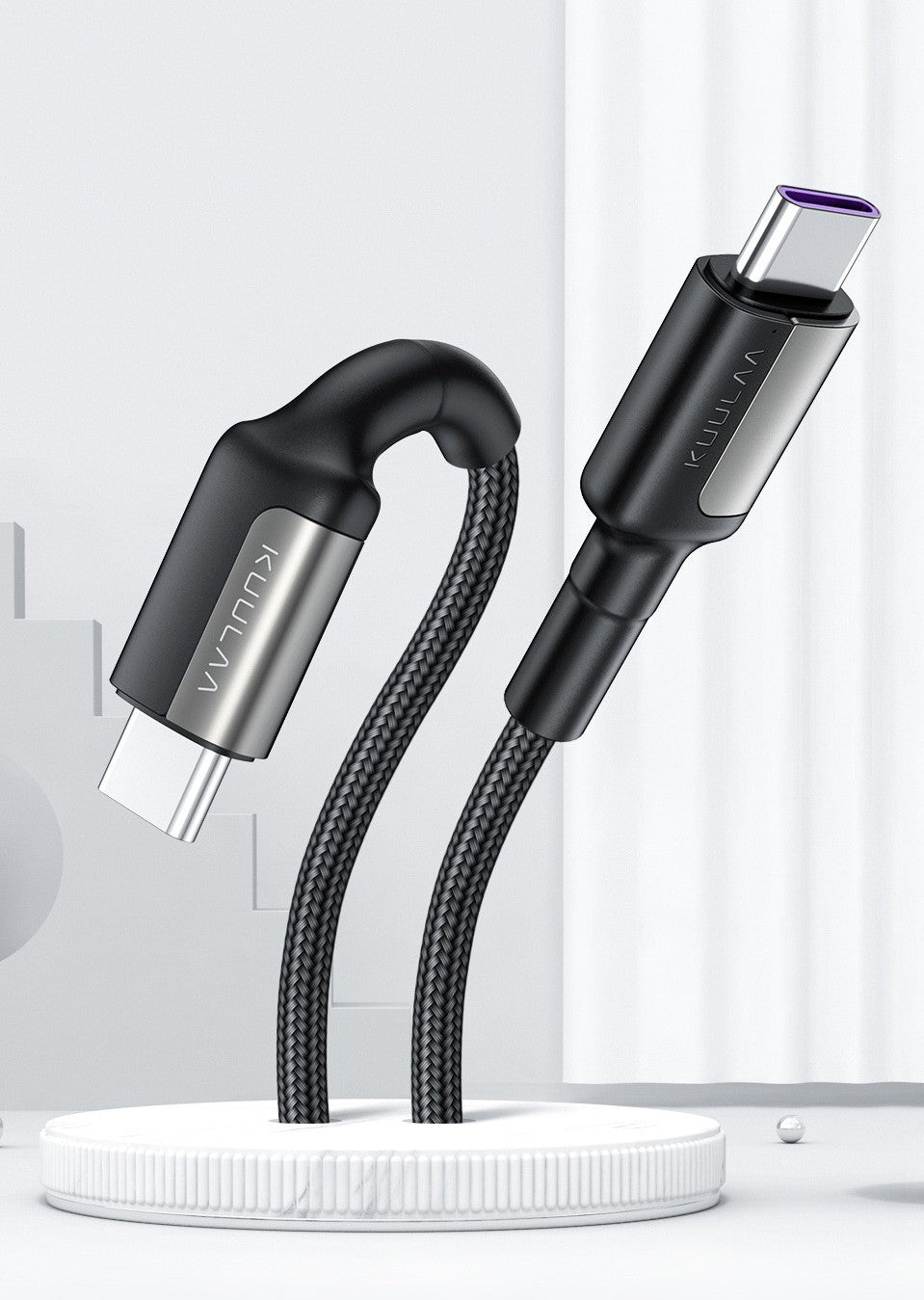 3A Fast Zinc Alloy Type-C Braided Data Cable