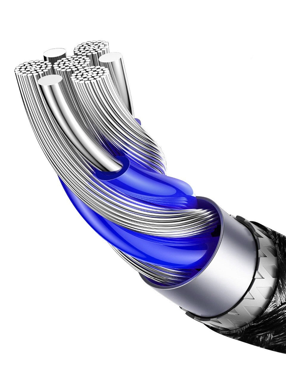 3A Fast Zinc Alloy Type-C Braided Data Cable