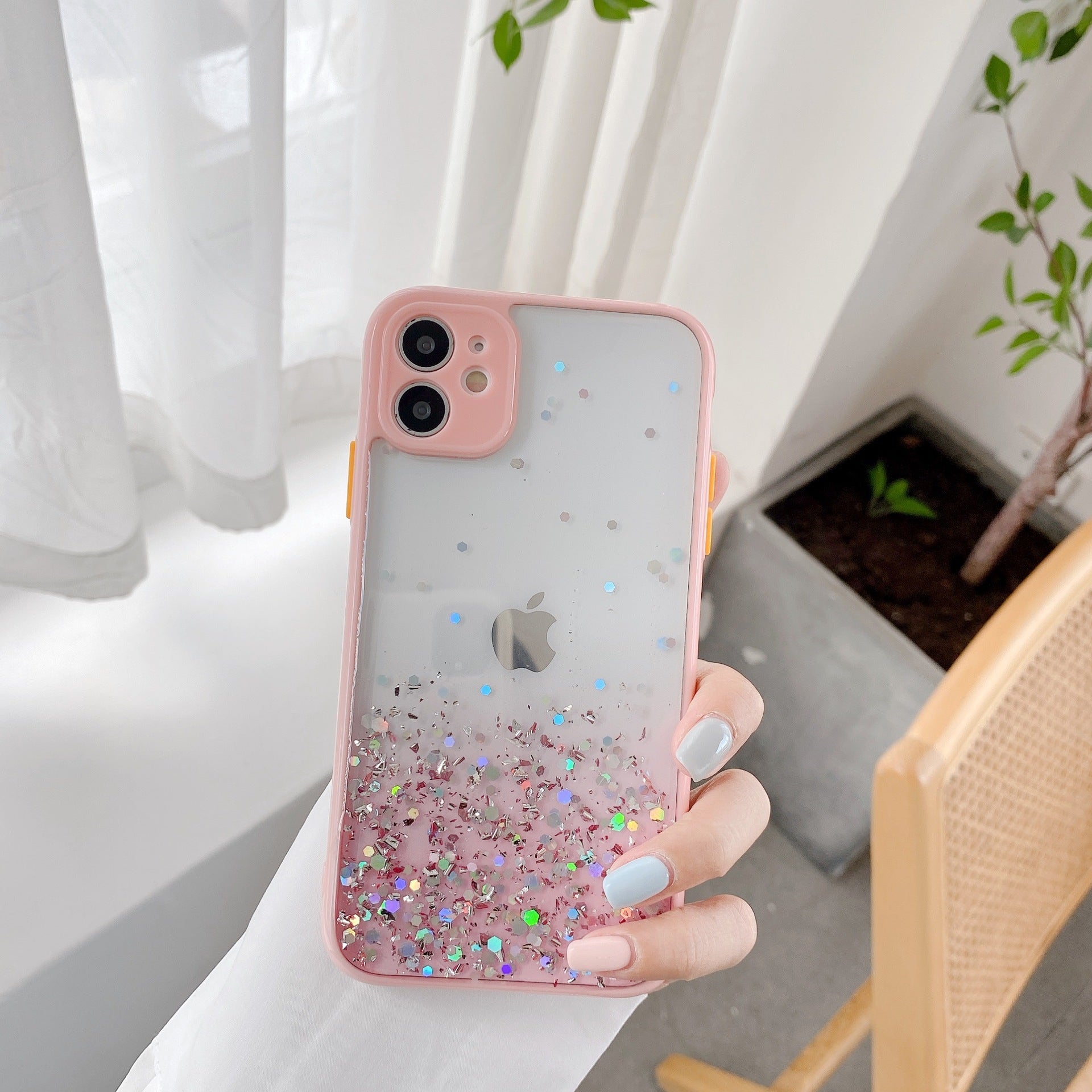 Gradient Epoxy Glitter Case