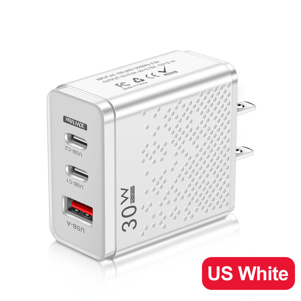 USB Luminous LED Mobile Phone Charger