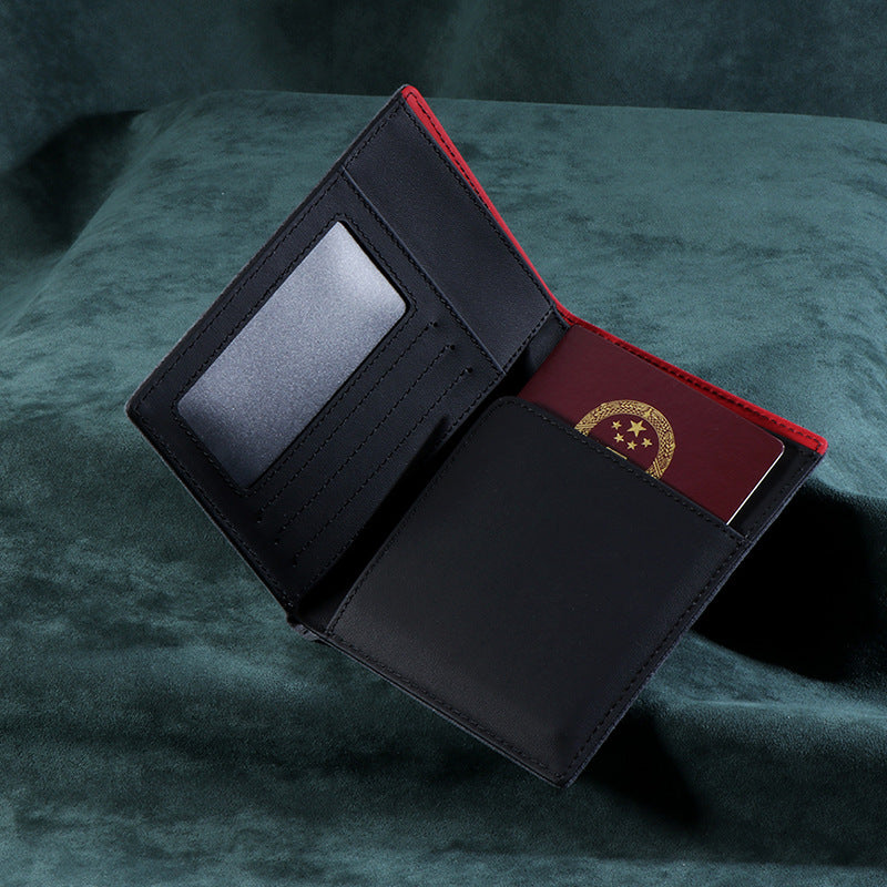 Multifunctional Leather Passport Holder Wallet