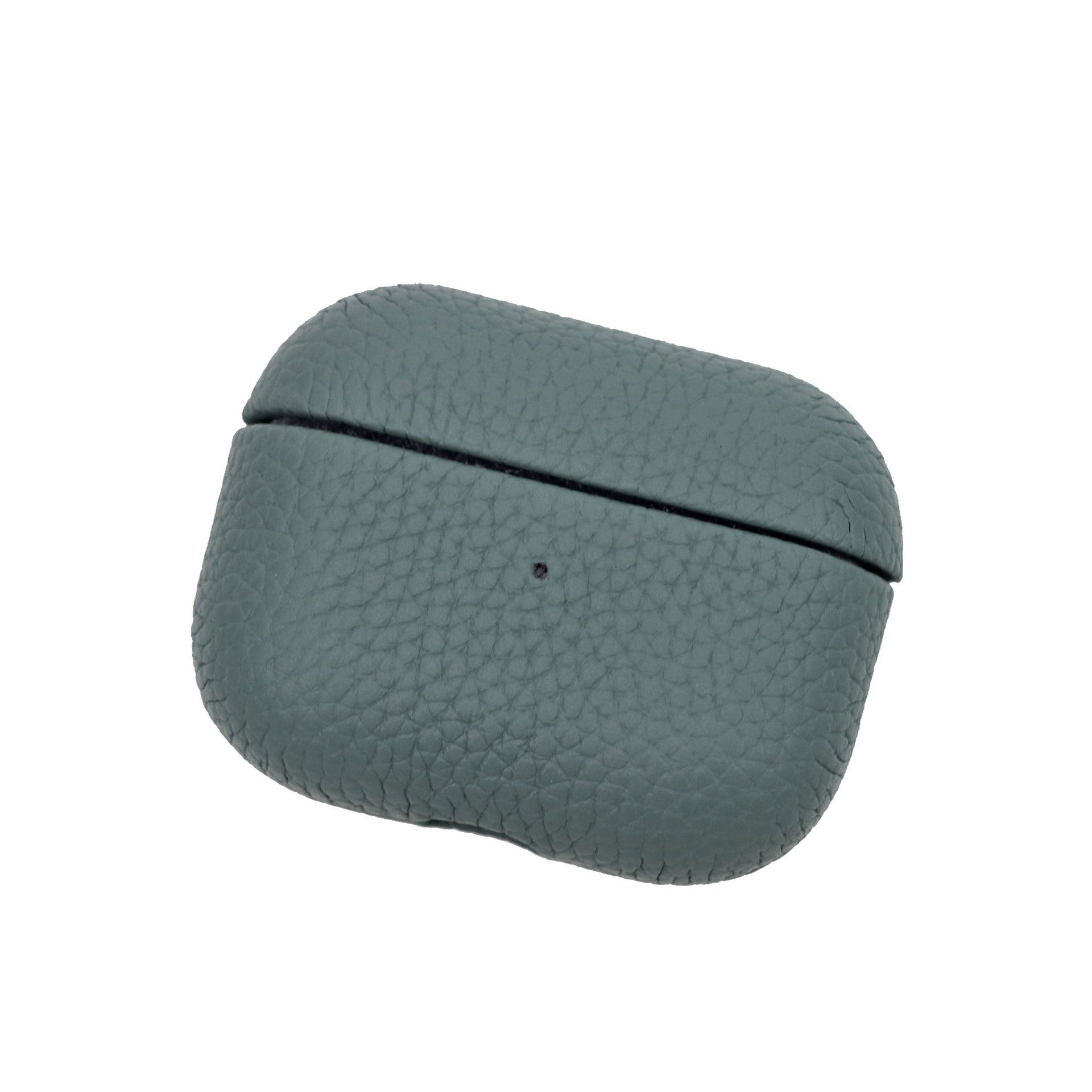 Portable Leather Litchi Pattern Earbuds Case