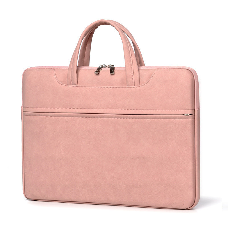 PU Leather One-Hand Carry Laptop Case