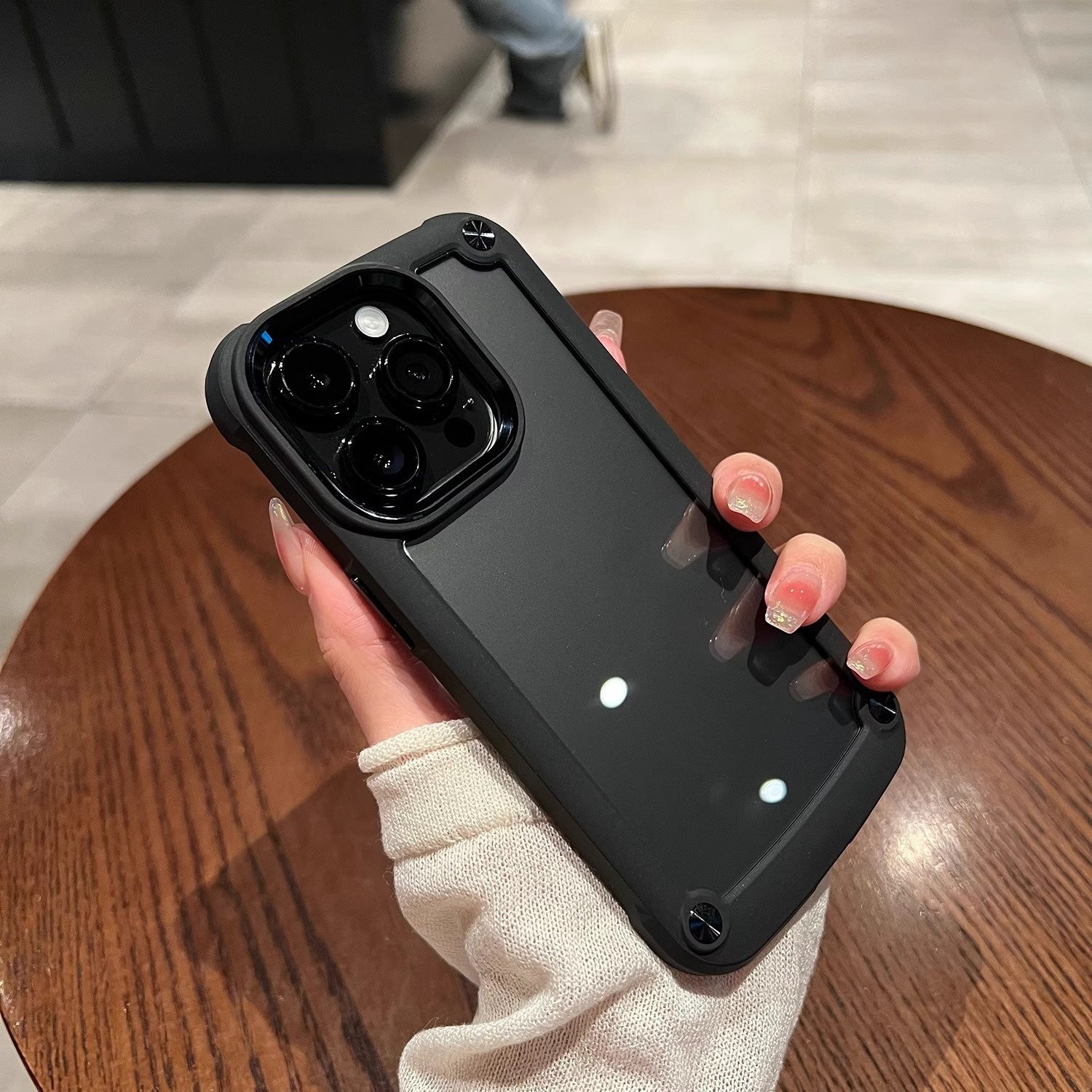 Drop-resistant Silicone Transparent Phone Case