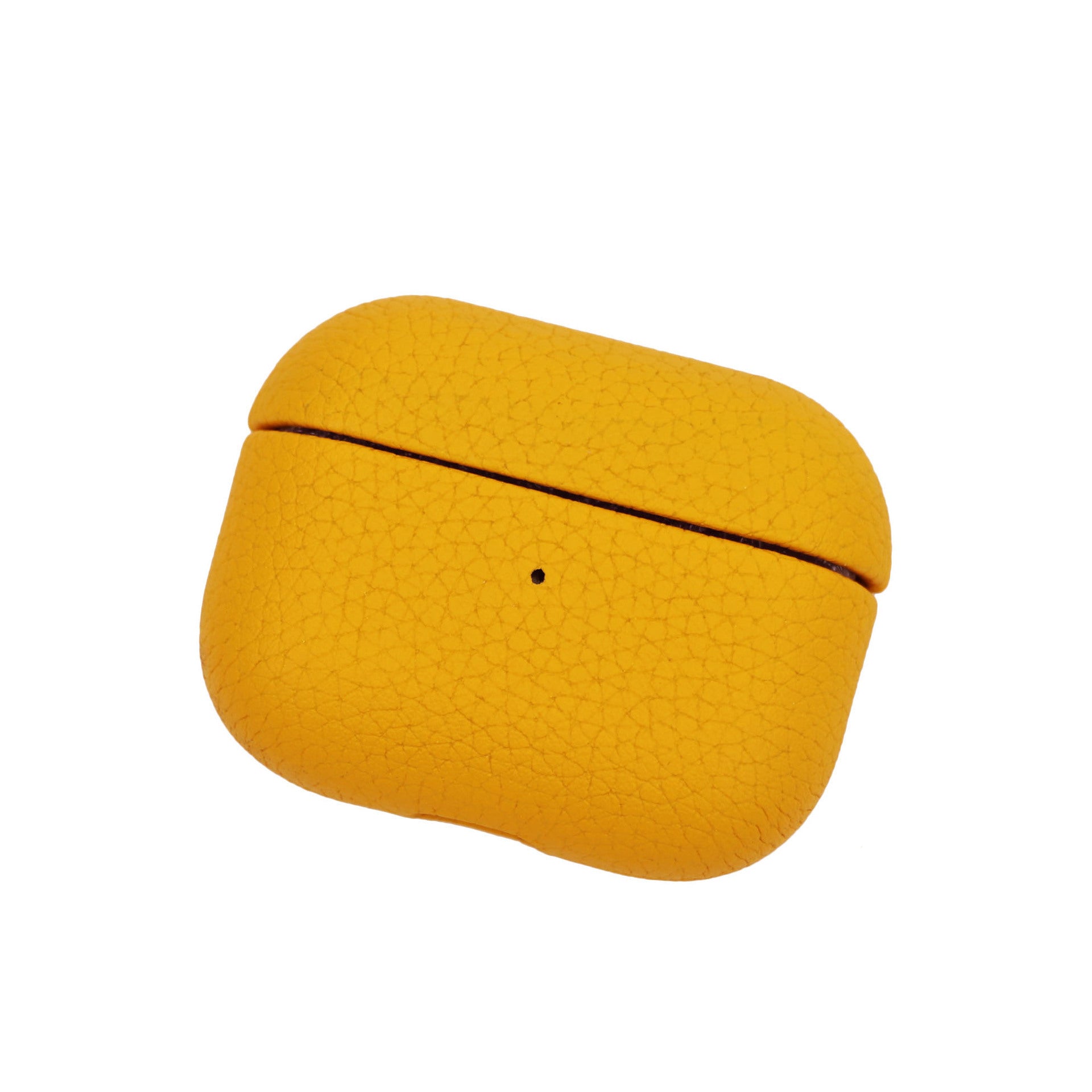 Portable Leather Litchi Pattern Earbuds Case