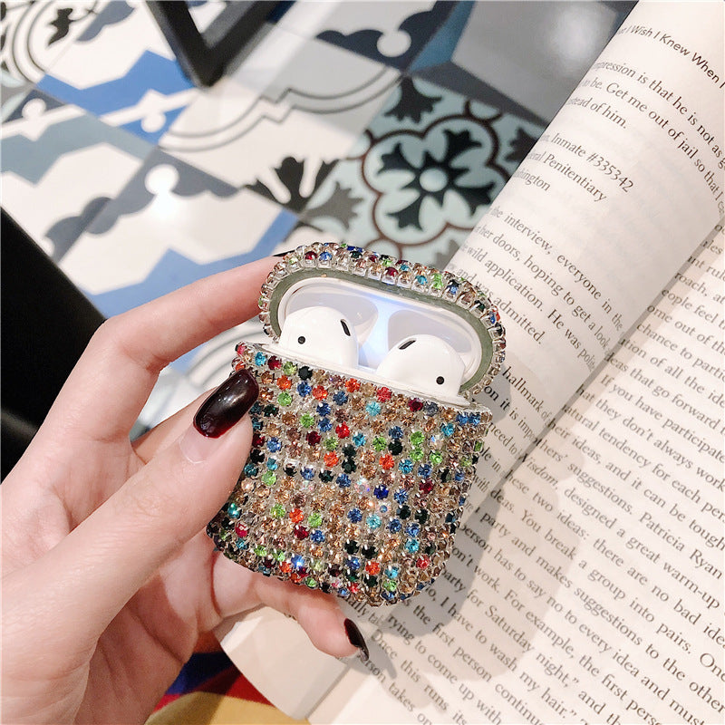 Colorful Stone Protective Airpods Sleeve