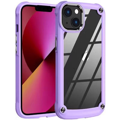 Drop-resistant Silicone Transparent Phone Case