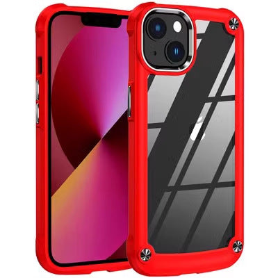 Drop-resistant Silicone Transparent Phone Case