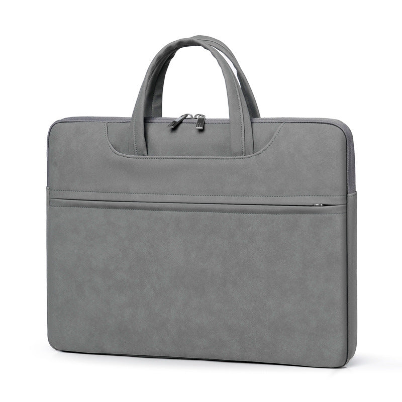 PU Leather One-Hand Carry Laptop Case