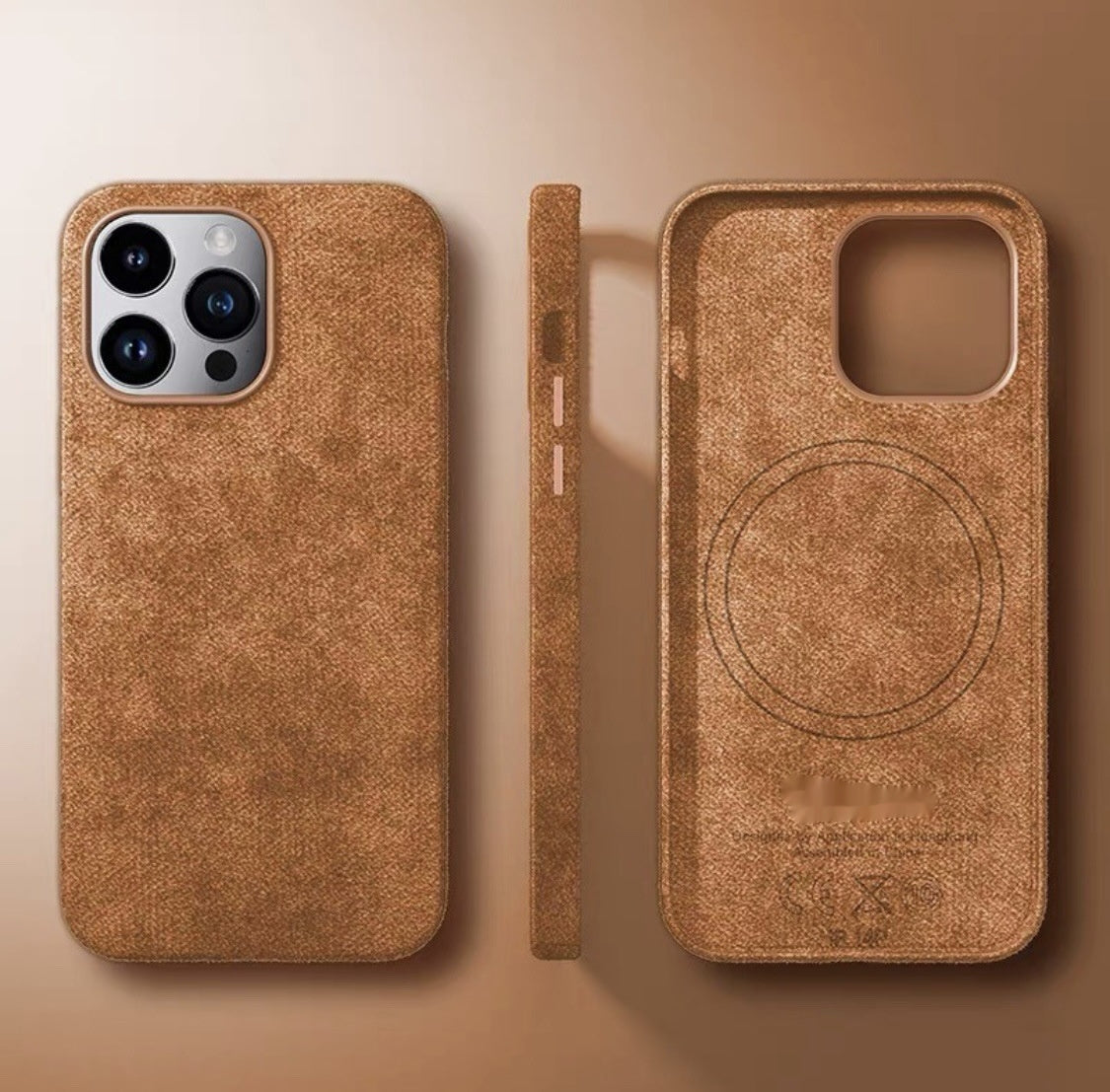 Suede iPhone Case