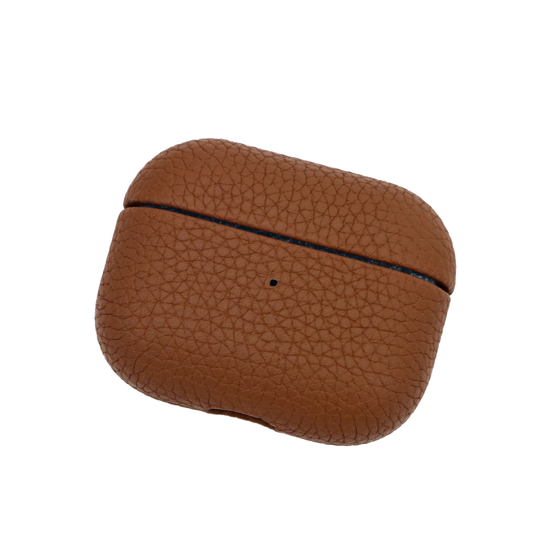 Portable Leather Litchi Pattern Earbuds Case