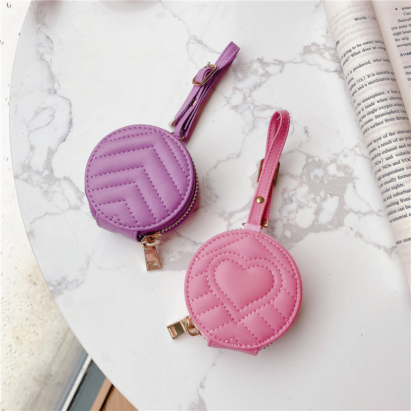 Zipper Bluetooth Leather Protective Headset Case