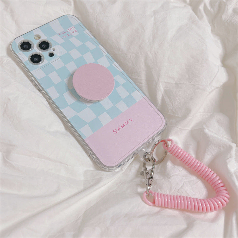Checkerboard Bracket Phone Case