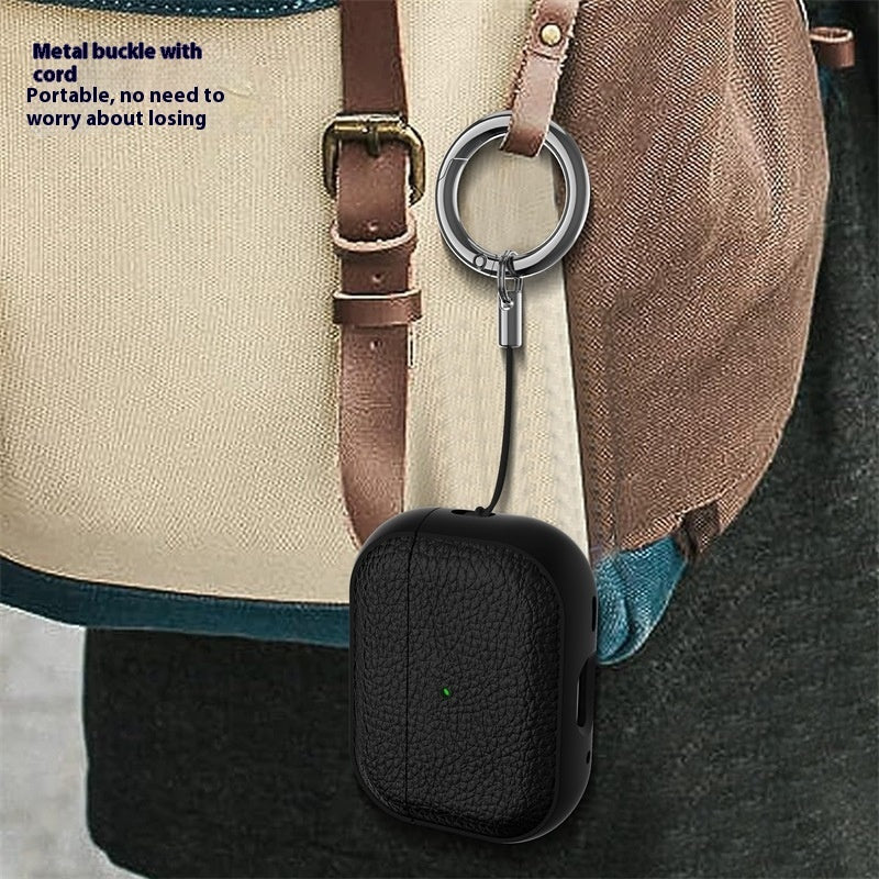 Protective Leather Pattern Case For Earbuds