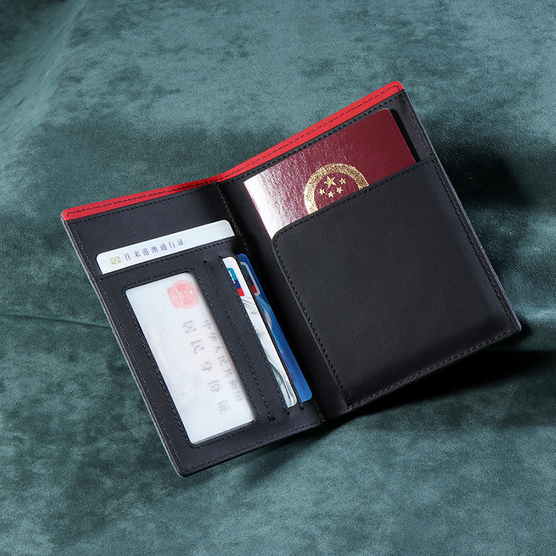 Multifunctional Leather Passport Holder Wallet