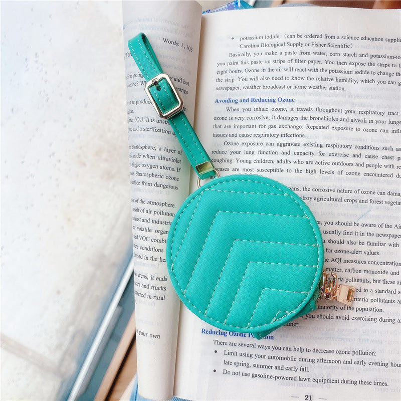 Zipper Bluetooth Leather Protective Headset Case