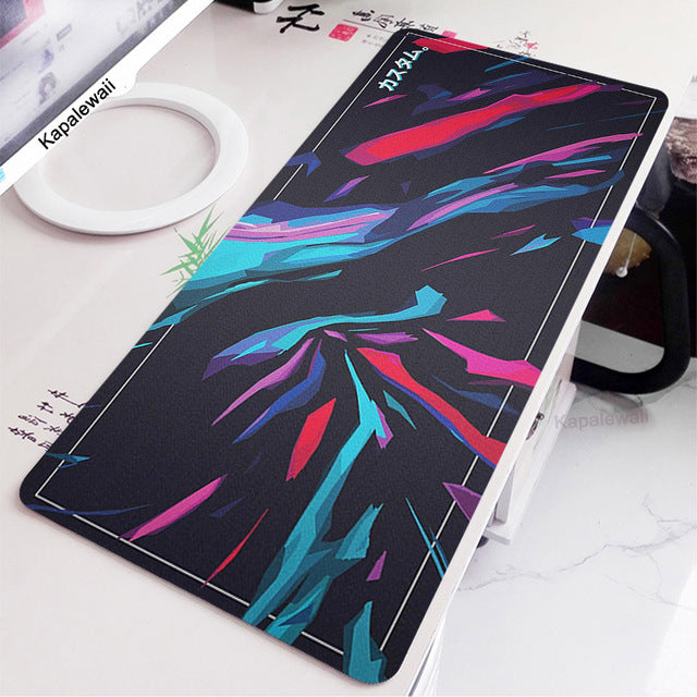 Large Retro Black And White Mousepad