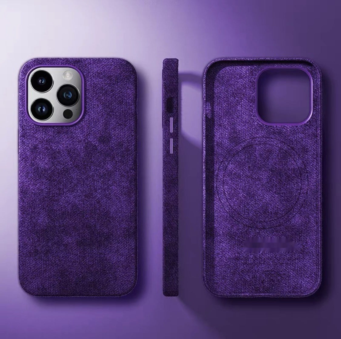 Suede iPhone Case