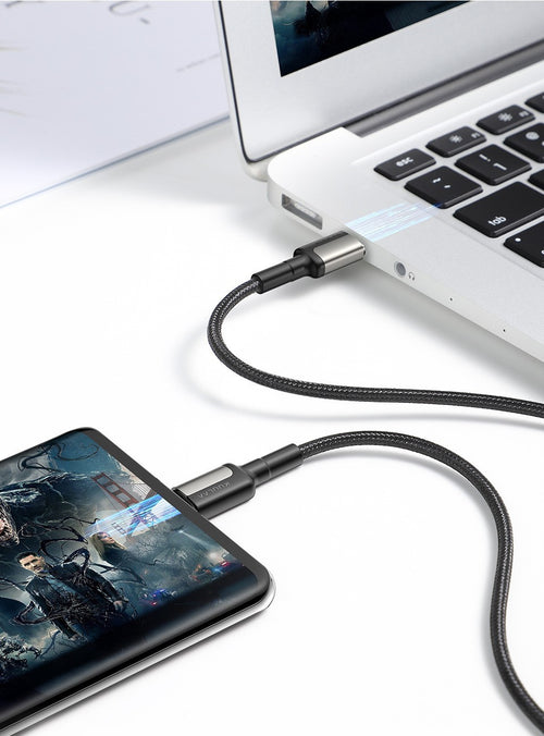 3A Fast Zinc Alloy Type-C Braided Data Cable