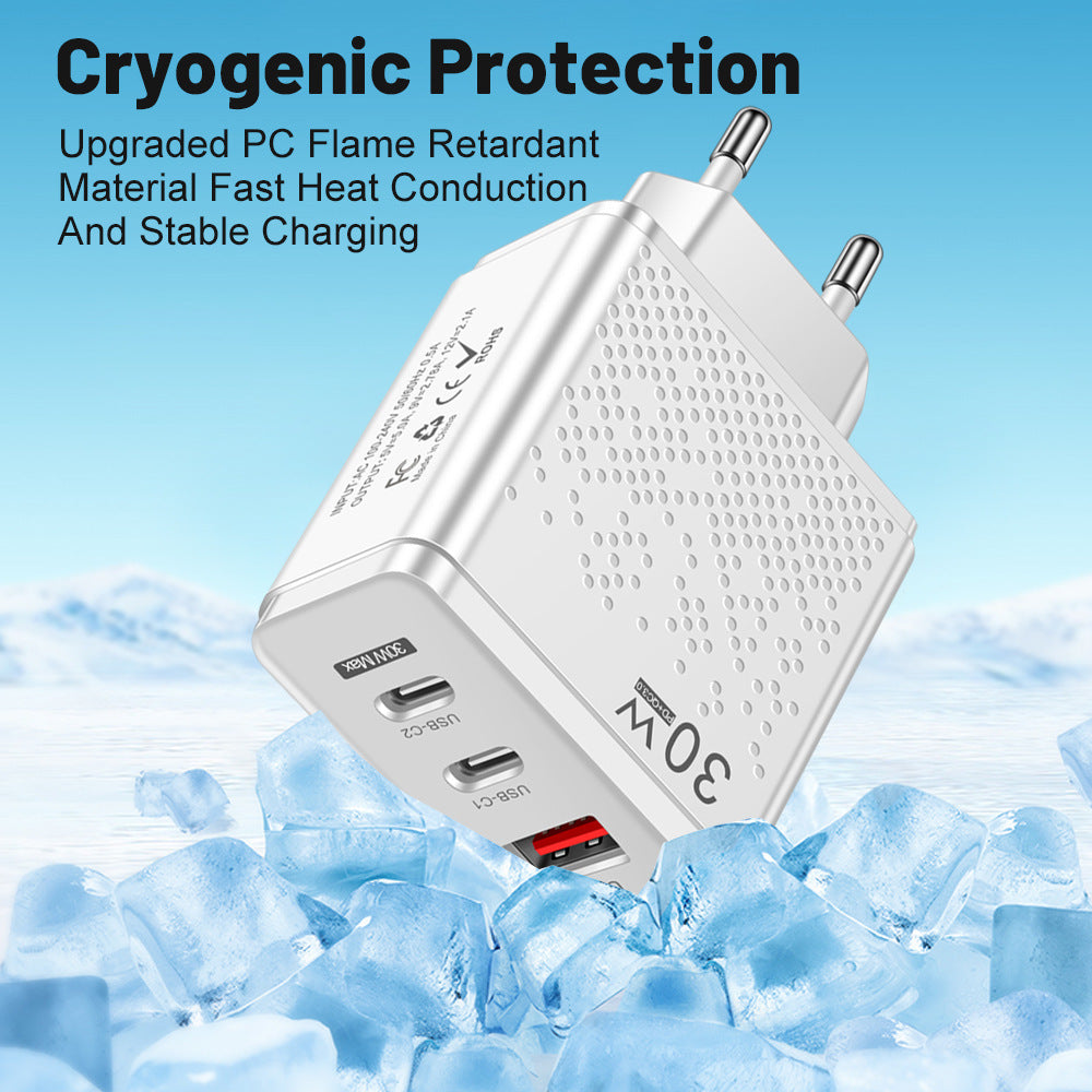 USB Luminous LED Mobile Phone Charger