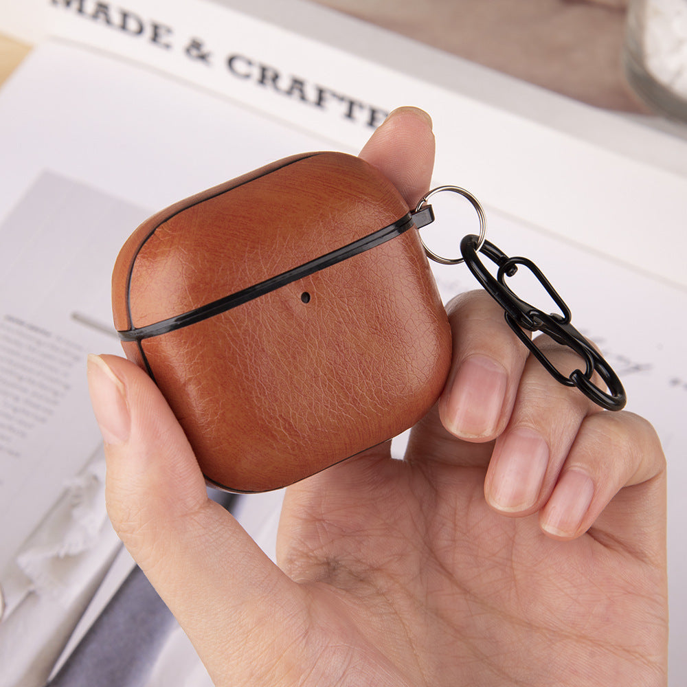 Airpods 4 Leather Protective Headset Cover
