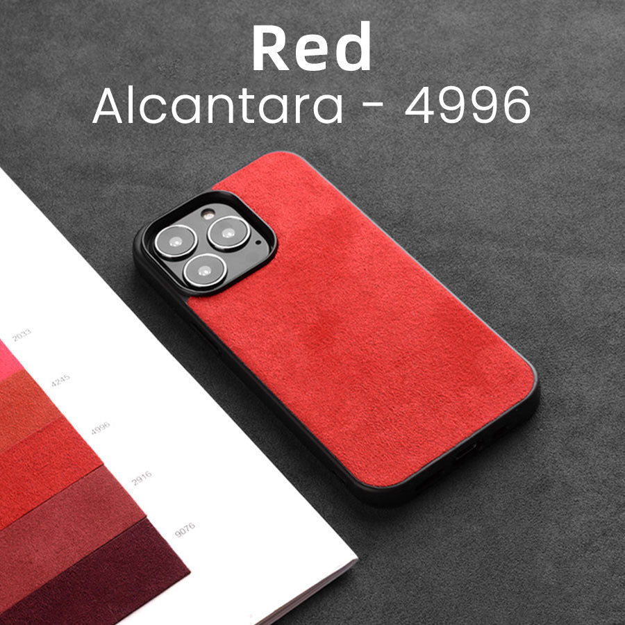 Suede Leather iPhone Case